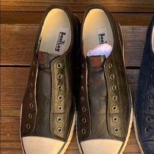 John Varvatos Bootleg Coated Linen Low Top